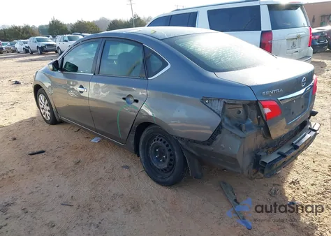 2016 Nissan Sentra S from USA, damaged, VIN 3N1AB7AP1GY270795